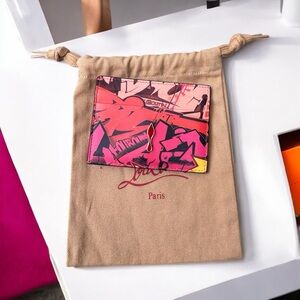 Christian Louboutin credit card case holder wallet